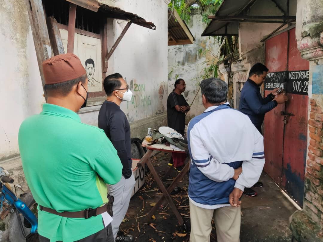 Program Gotong-royong Di Makam Sheikh Mustafa Wali, Lebuh Campbell